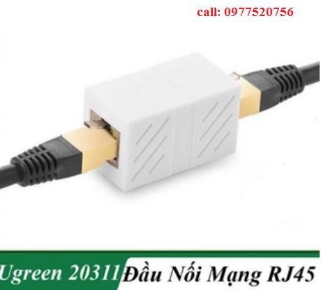 Đầu nối dây mạng Ugreen 20311 nối 2 dây mạng với nhau